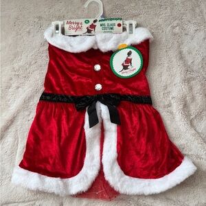 NWT Dog Mrs. Claus Santa Dress Size XL